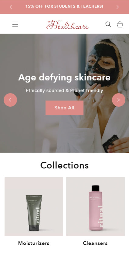 Healthcare: Mobile View Free Shopify Themes Healthcare: Mobile View Free Shopify Themes