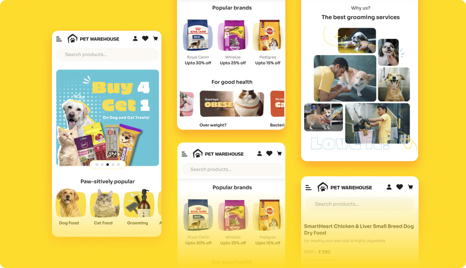petwarehouse in shopify: mobile friendly design petwarehouse in shopify: mobile friendly design