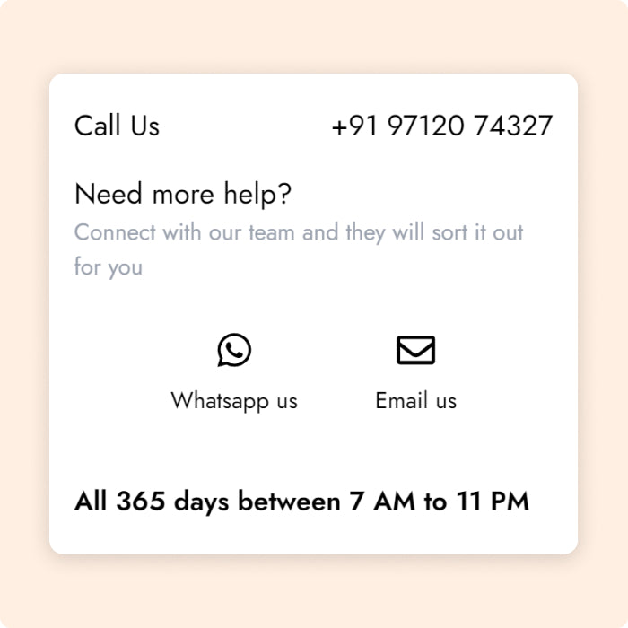 Any Time Support Modal for Every Customer  Any Time Support Modal for Every Customer