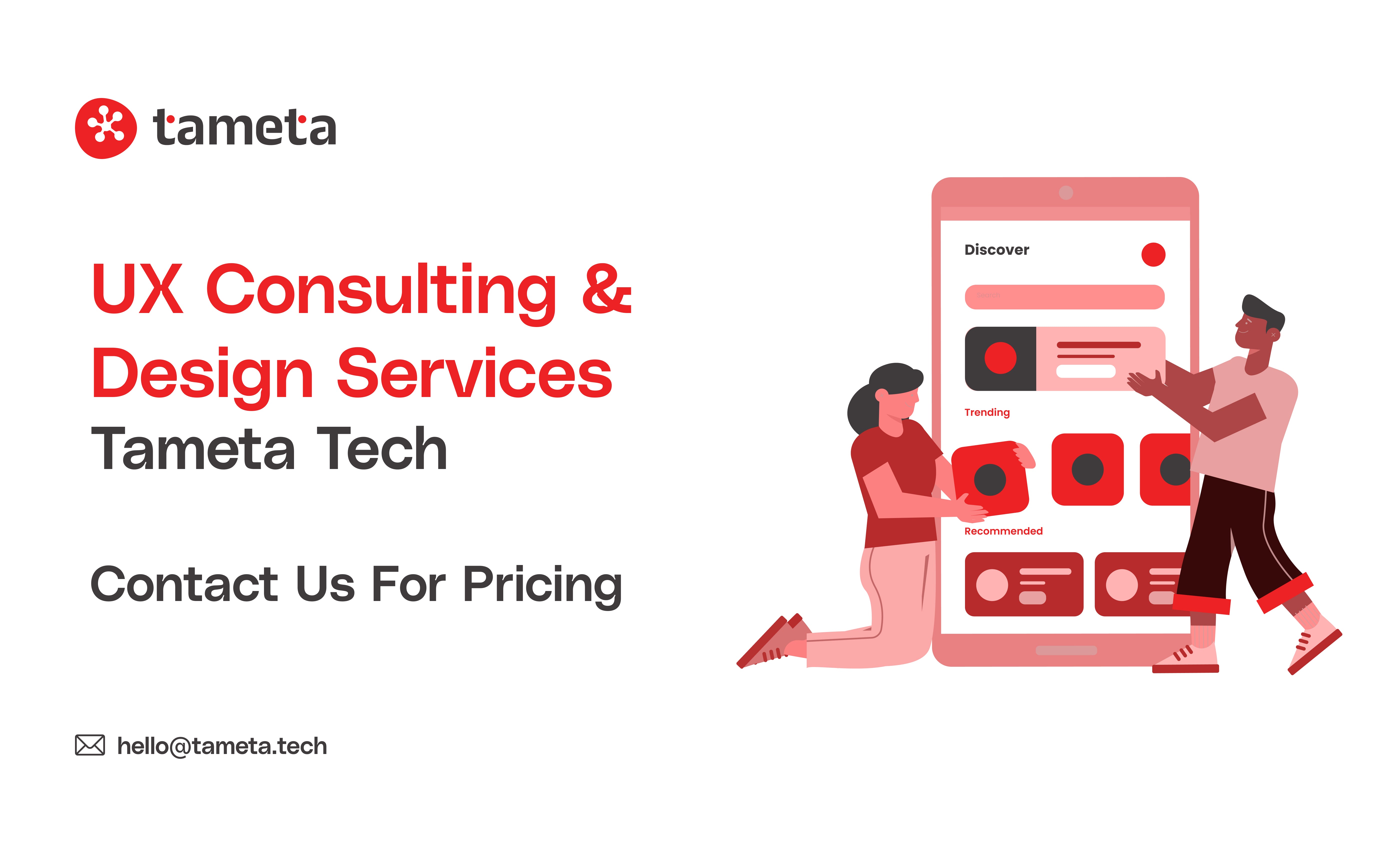 UX Consulting & Design Services | Tameta Tech