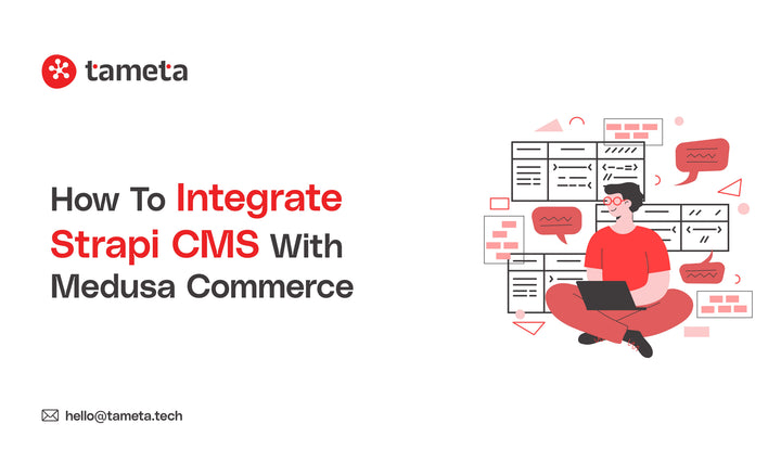 Integrate Strapi CMS with Medusa dashboard showing seamless content and product synchronization.