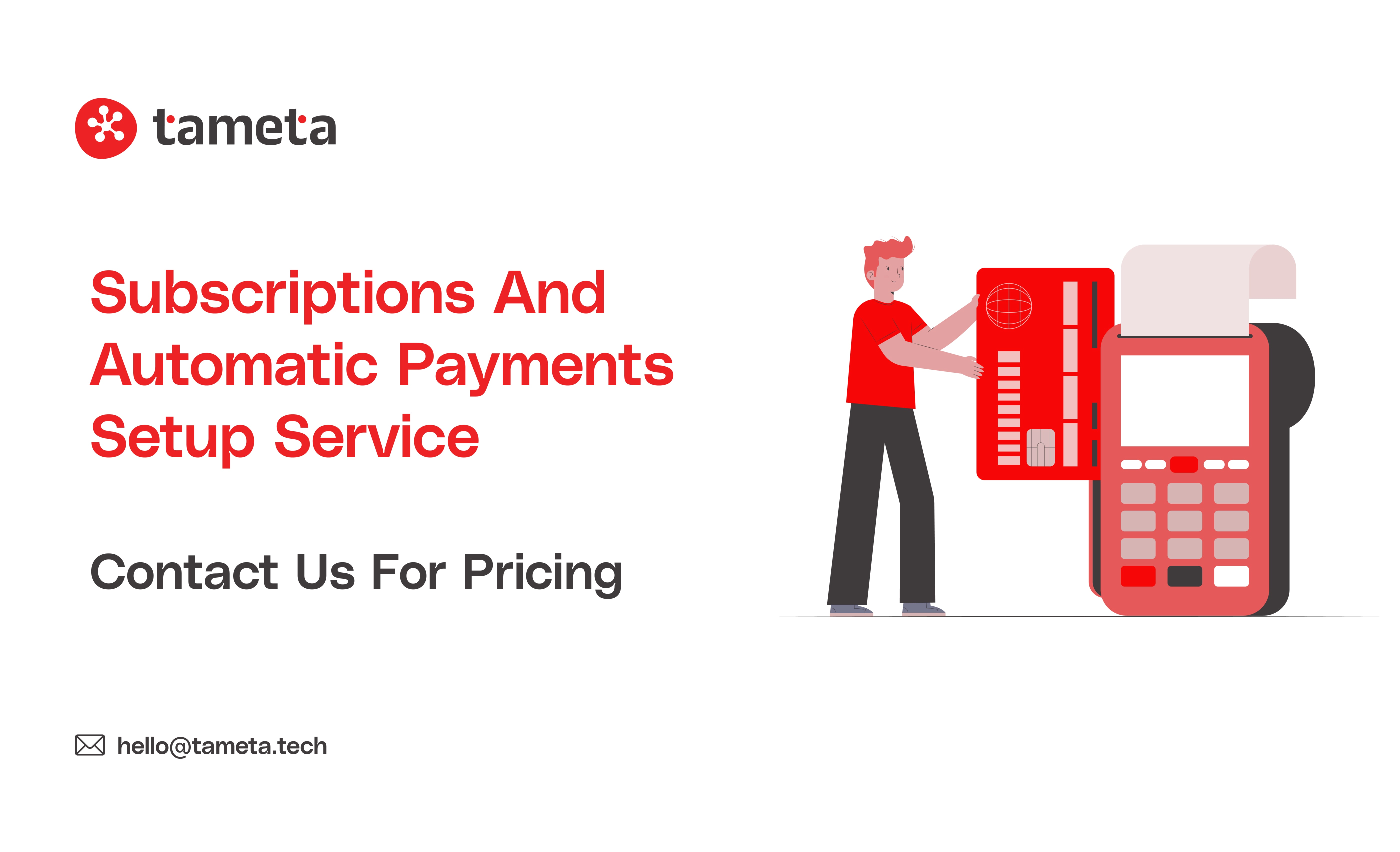 Subscriptions and Automatic Payments Setup | Tameta Tech