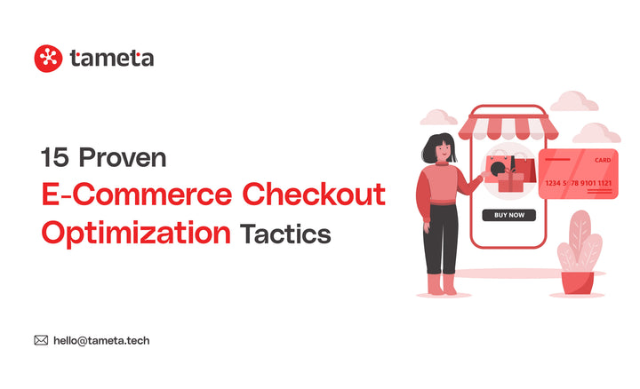 E-Commerce Checkout Optimization tactics displayed on mobile device showing cart abandonment reduction strategies for Shopify stores