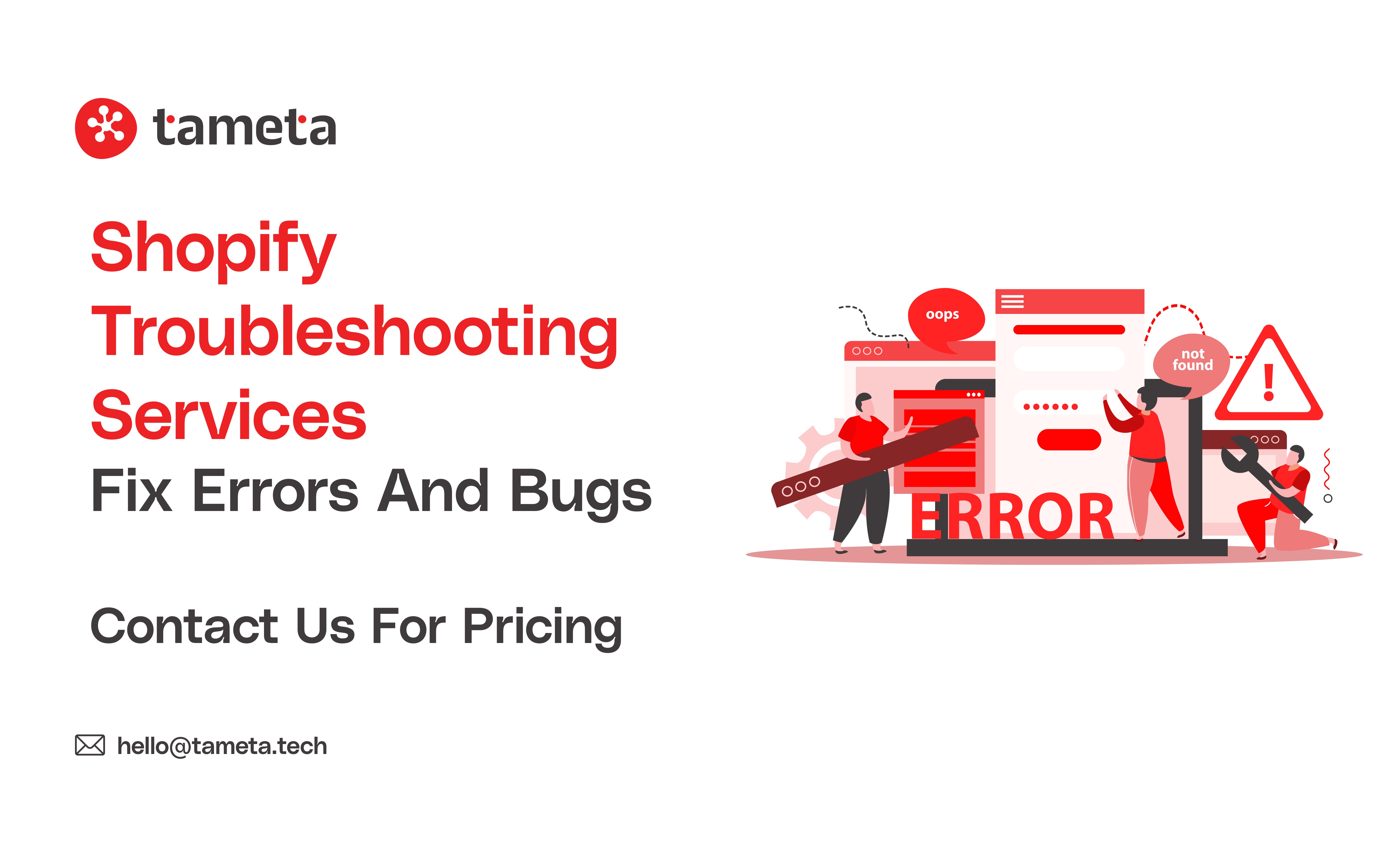 Shopify Troubleshooting Services | Fix Errors and Bugs