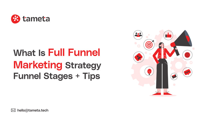 Ecommerce business growth using Full Funnel Marketing Strategy to attract, engage, and convert online customers.