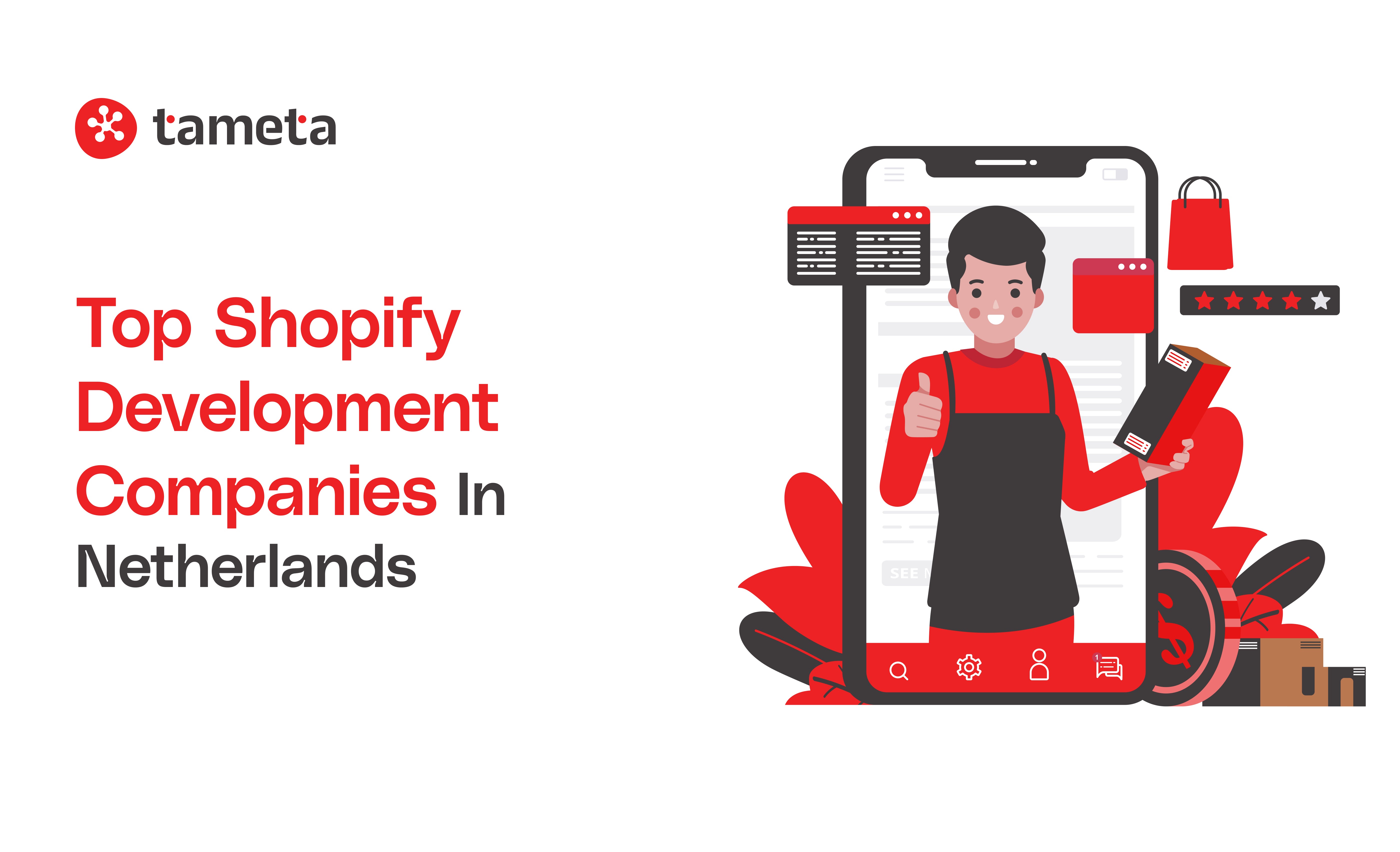 Expert Shopify development team at Tameta Tech, one of the top Shopify development companies in the Netherlands.