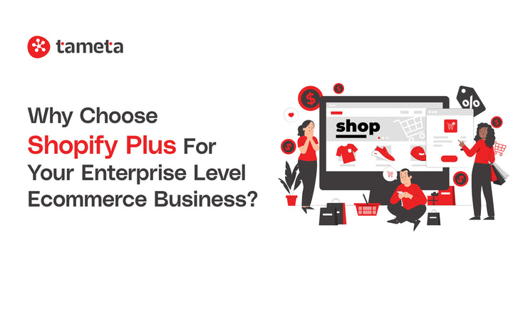 Shopify Plus development for enterprise businesses by Tameta Tech - Expert solutions for growth.