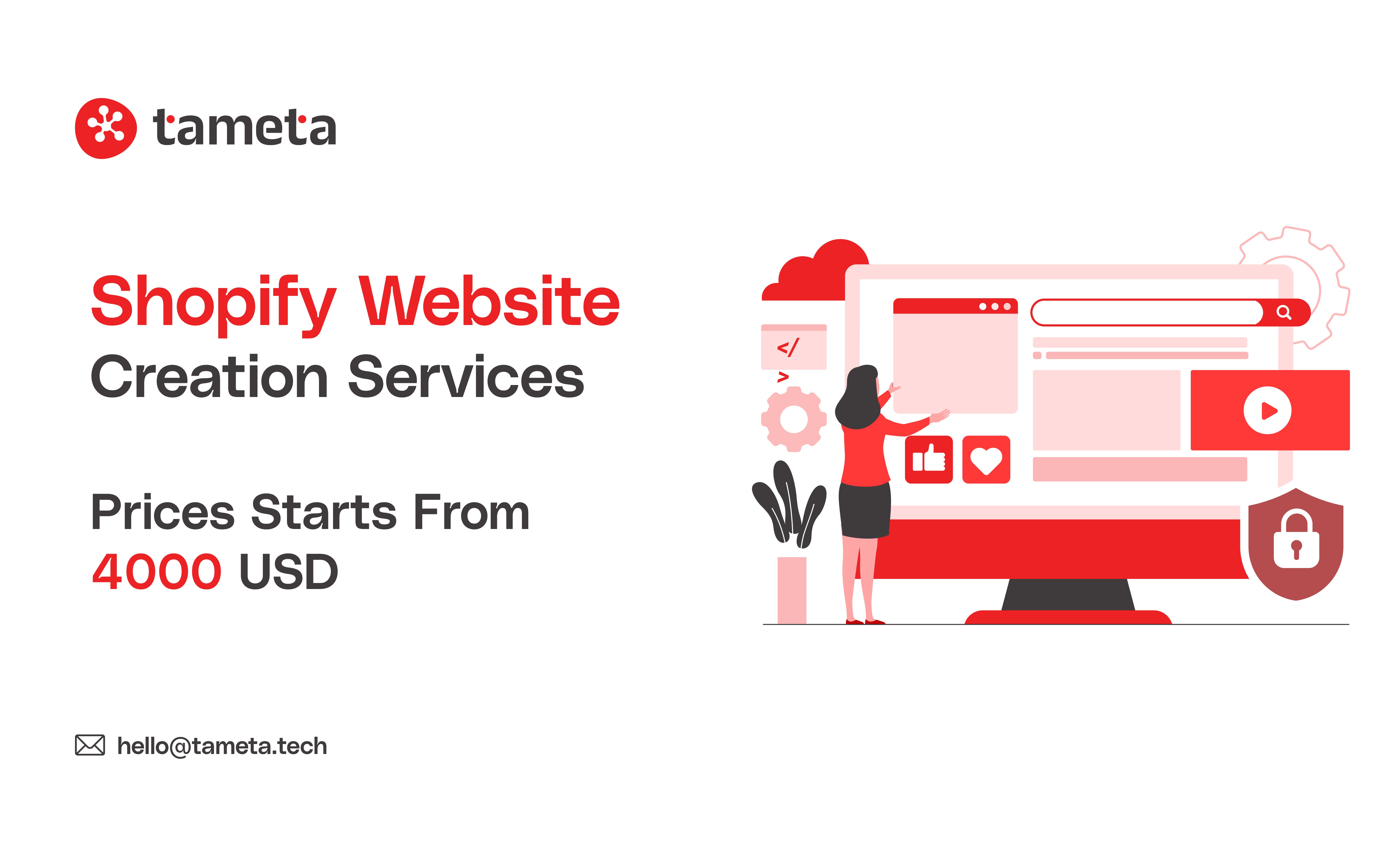 Shopify Website Creation Services | Tameta Tech