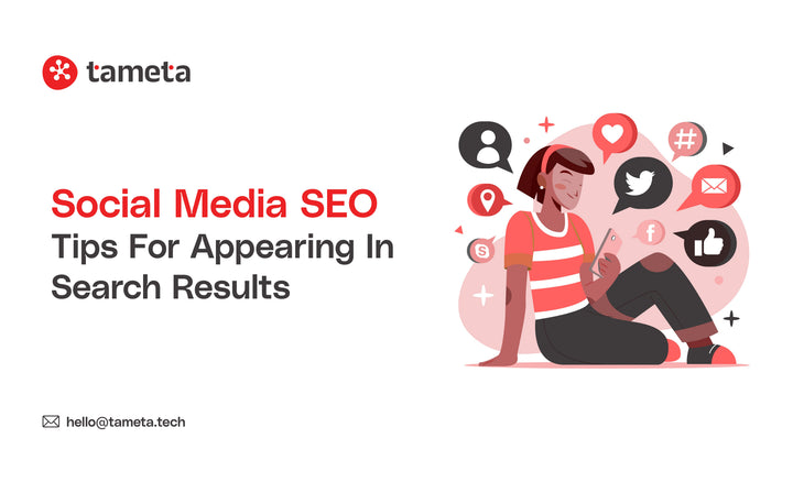 Ecommerce brand using Social Media SEO strategies to appear in search results across major social platforms.