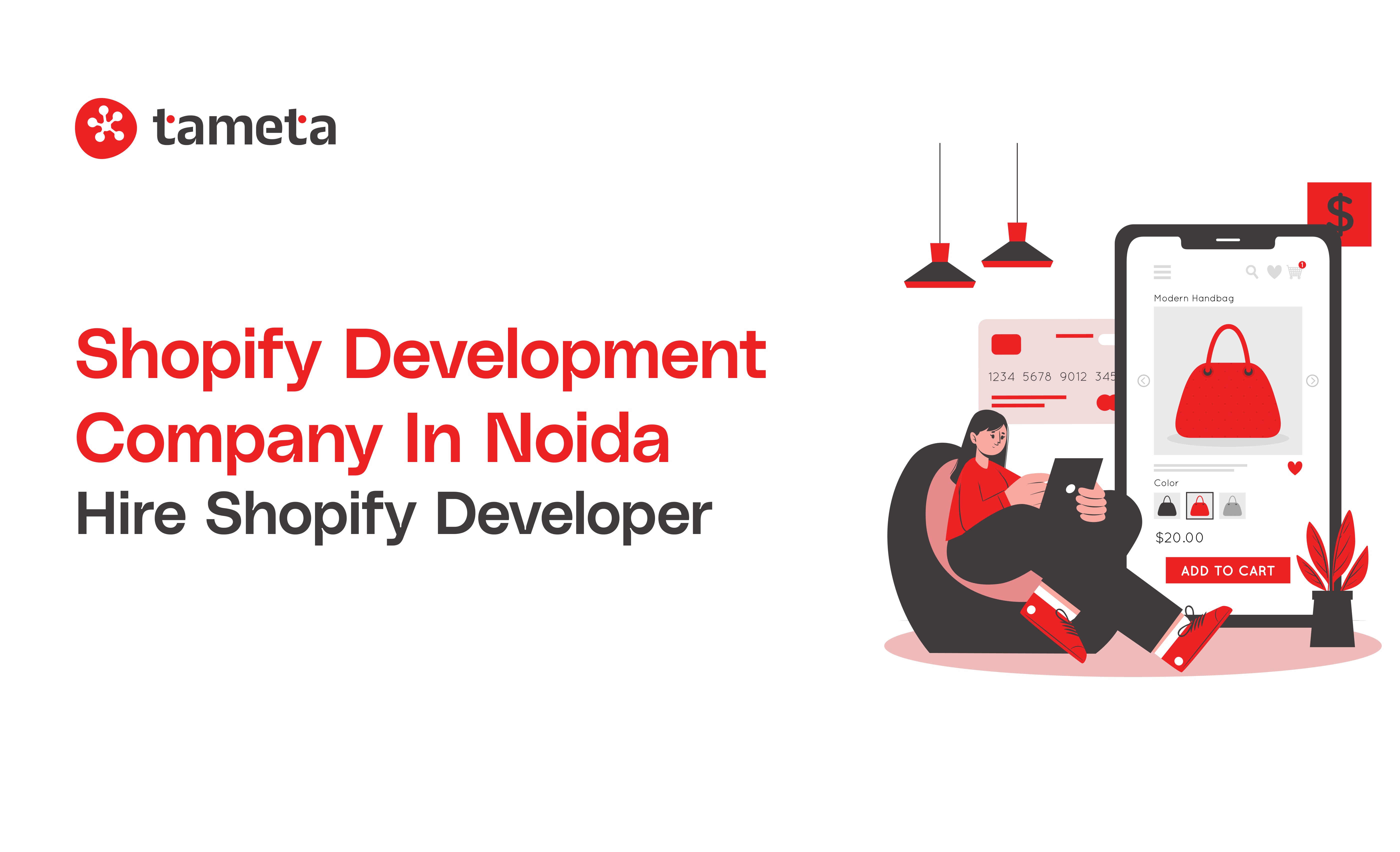 Shopify Development Company in Noida - Tameta Tech offers expert Shopify store development services.