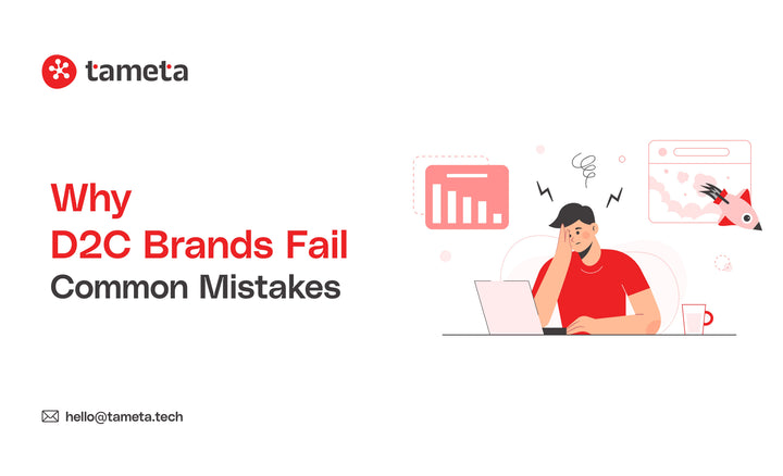 Why D2C Brands Fail explained with key mistakes and solutions to help ecommerce founders grow their business.