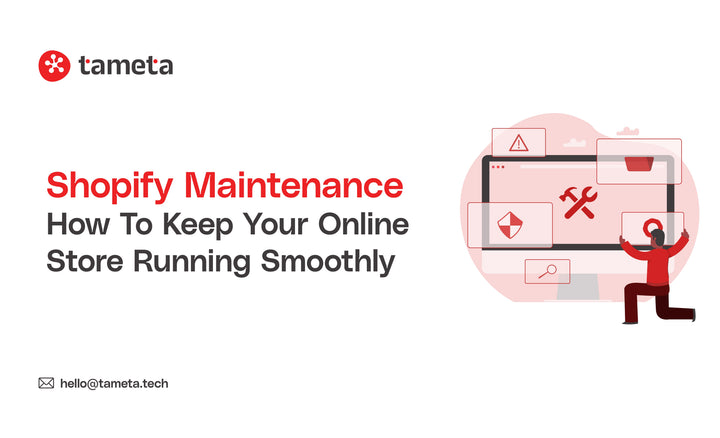 Shopify Maintenance checklist showing how to keep your online store fast, secure, and running smoothly every day