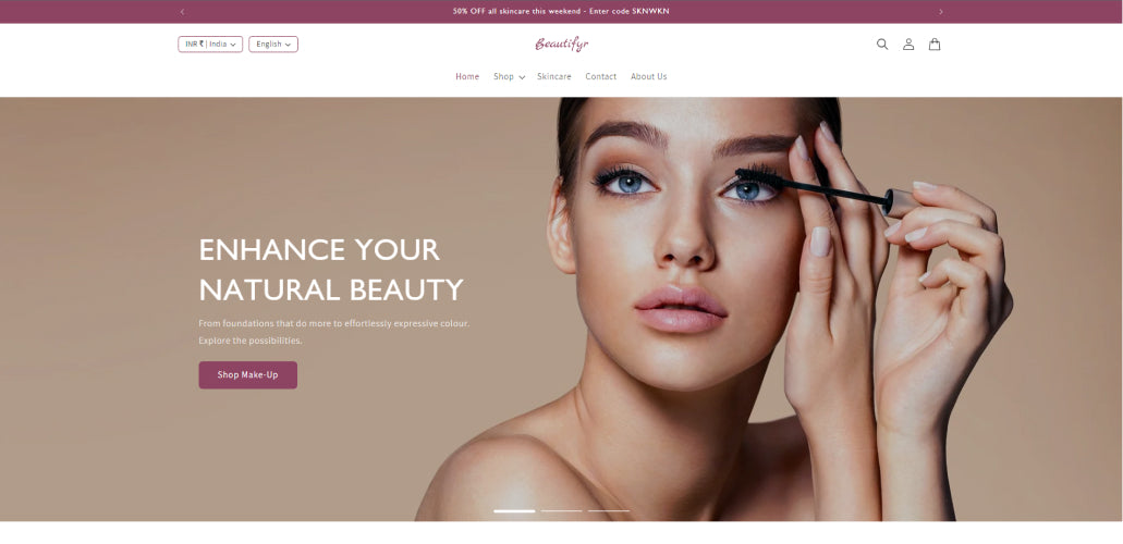 Enhance Your Natural Beauty: Free Shopify Theme