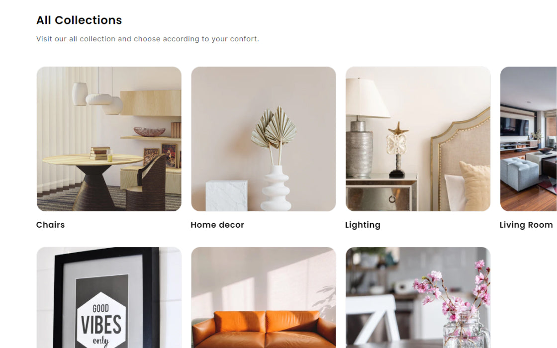 Decor Collection Section Free Shopify Themes