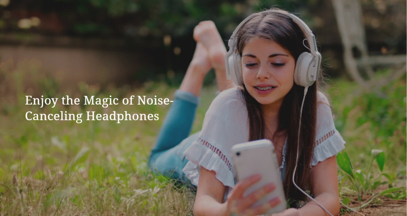Enjoy the Magic of Noise Canceling Headphones Free Shopify Themes