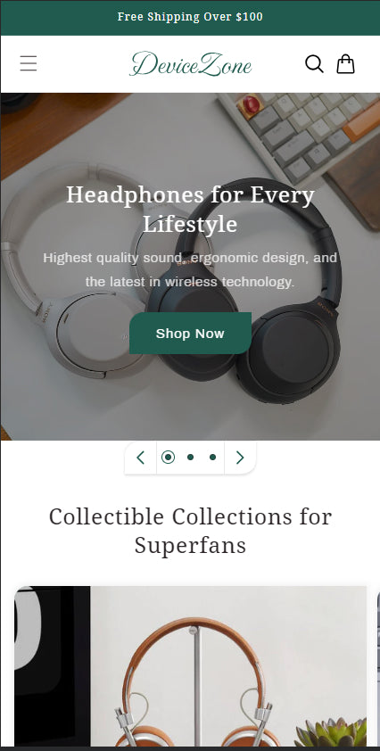 Devicezone: Mobile View Free Shopify Themes