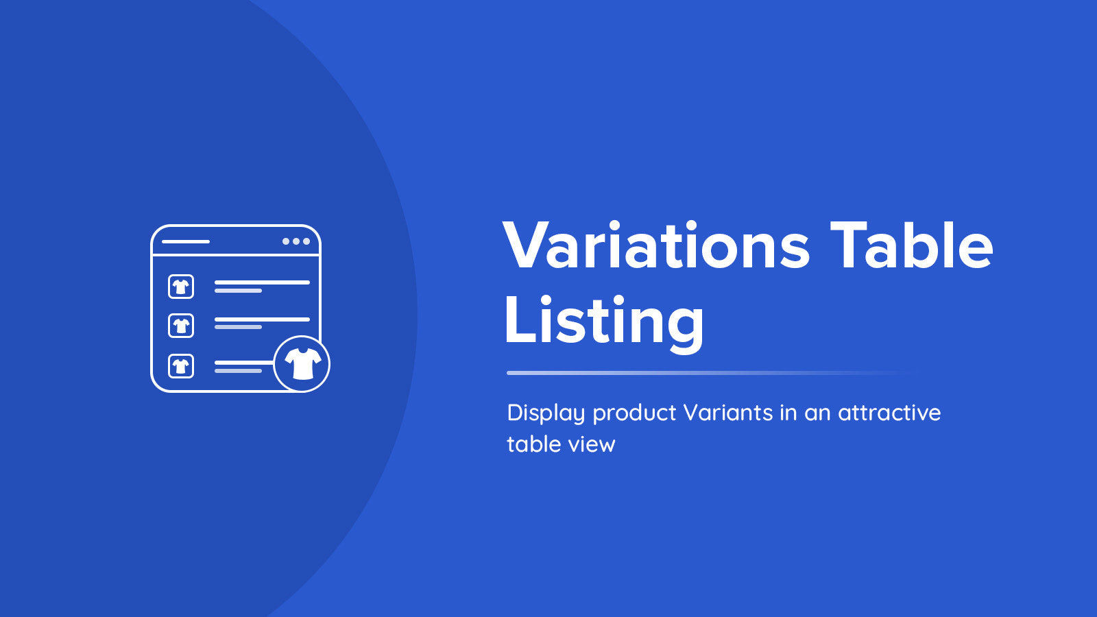 Build Dynamic Information Tables in Shopify