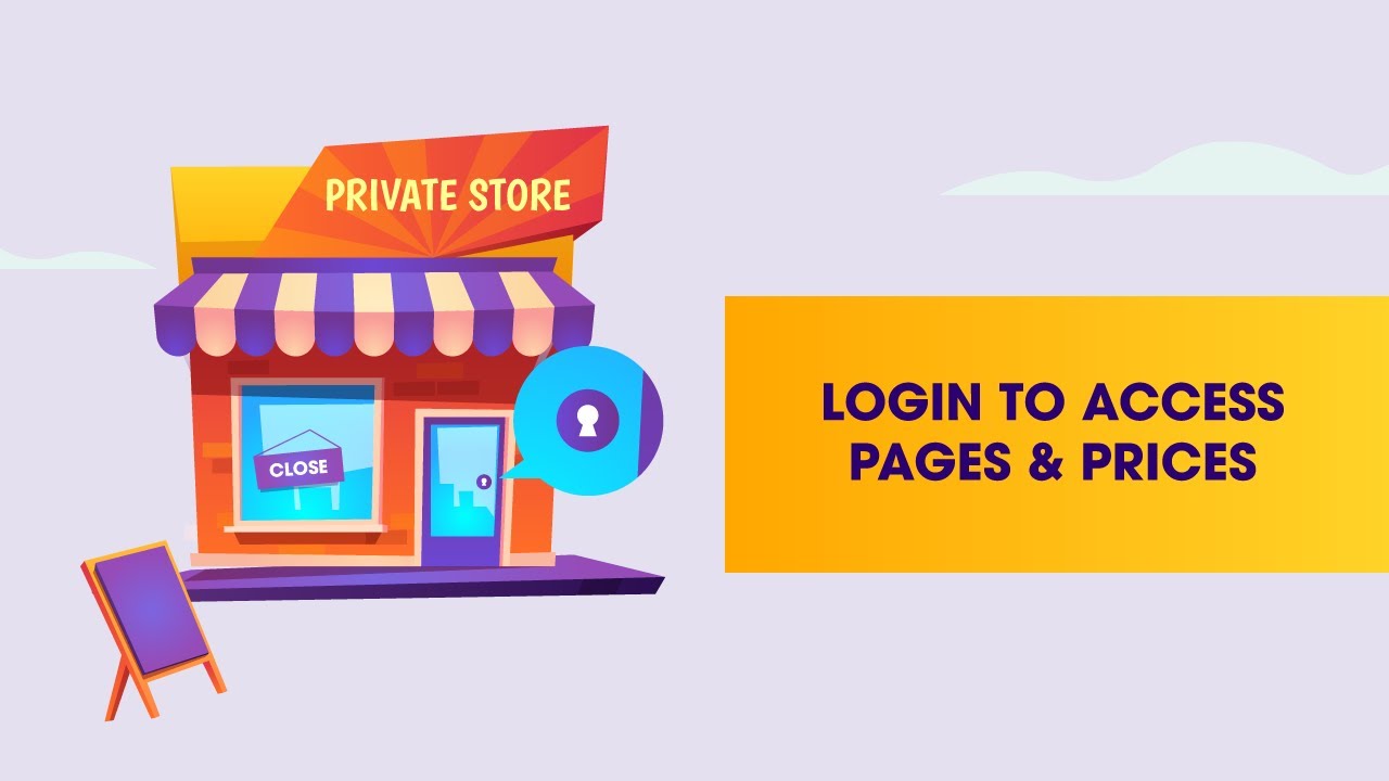 Access Pricing with Shopify Login
