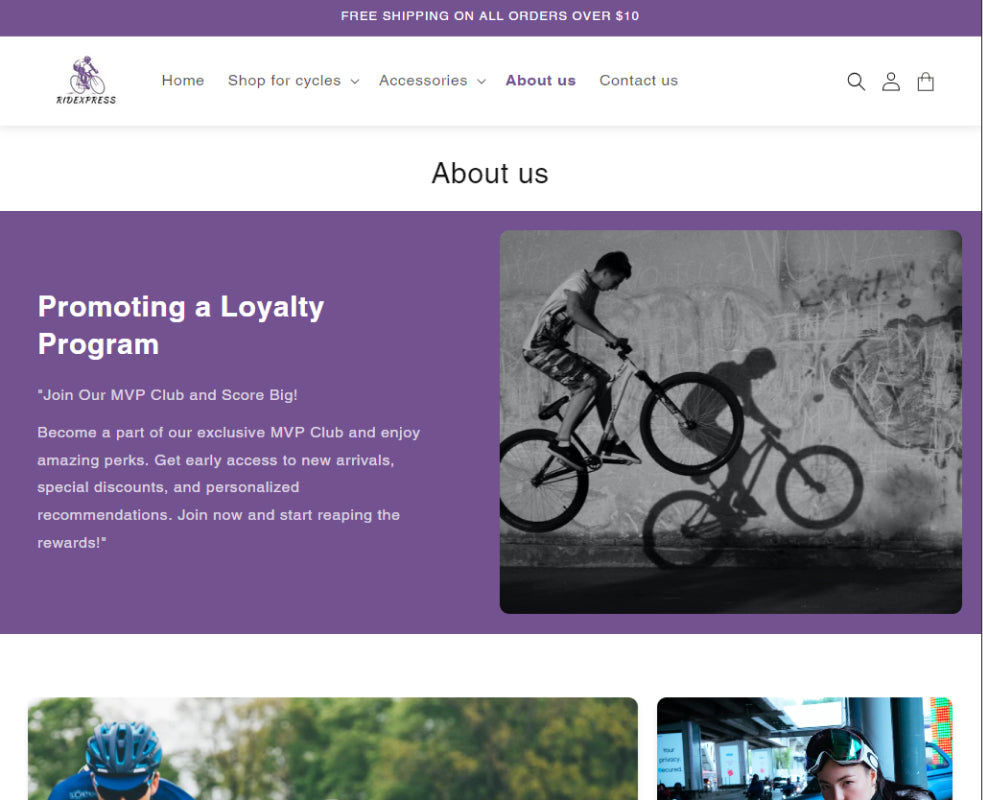 Shopify Ride Theme Ridexpress| Free Shopify theme