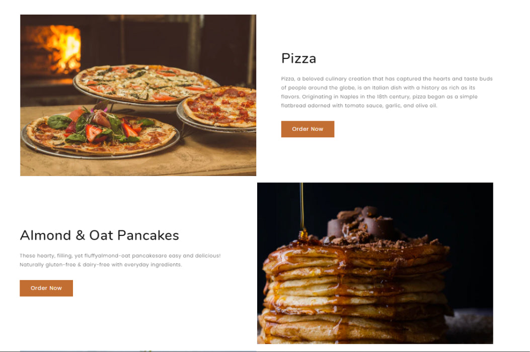 Tasty Tretas About Section Free Shopify Themes